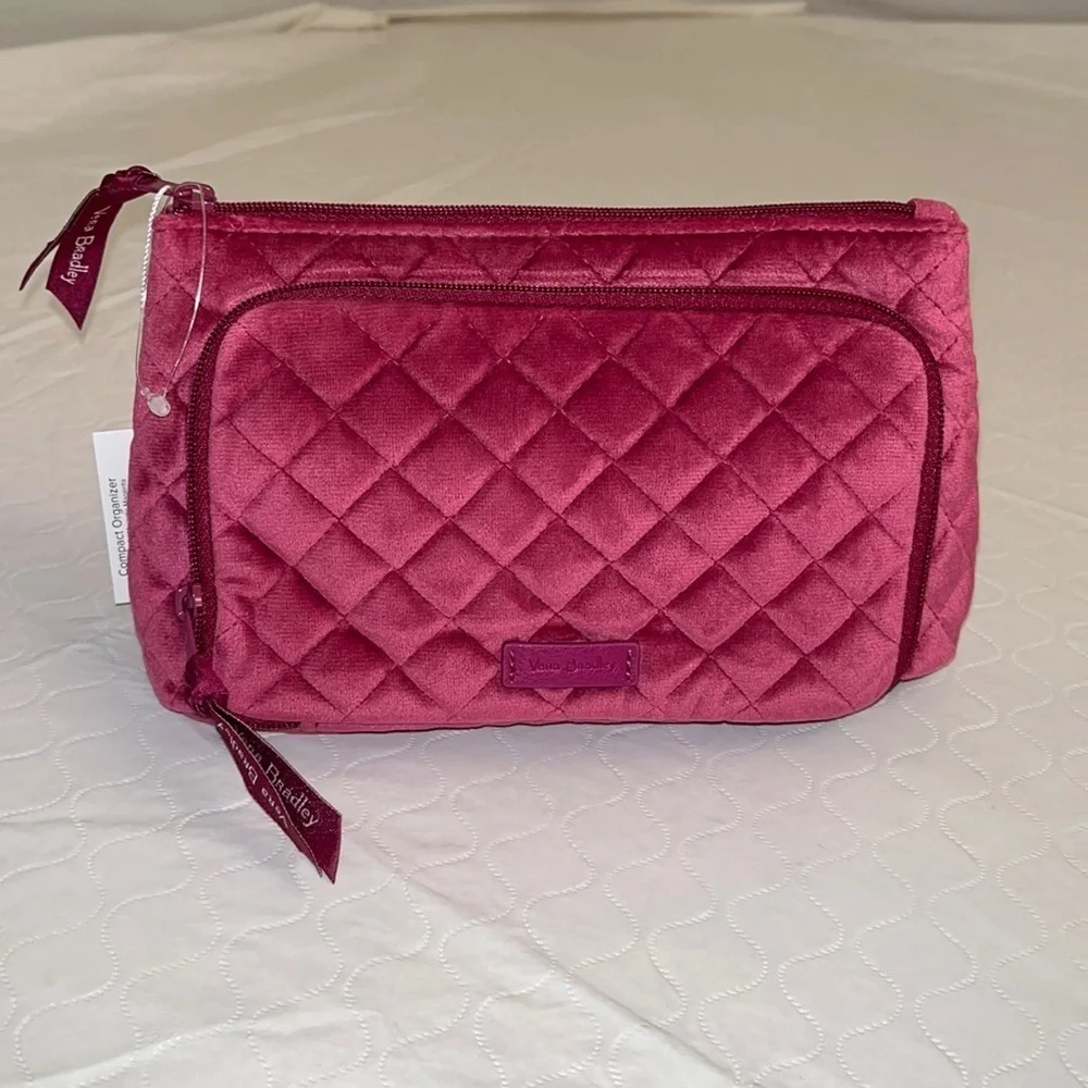 Vera Bradley Majestic Magenta Compact Organizer - cosmetic and toiletry bag